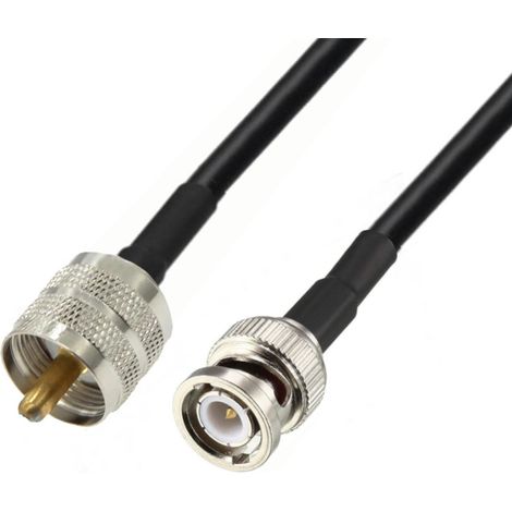 Cavo antenna con connettore BNC / connettore UHF RF5, 1 m