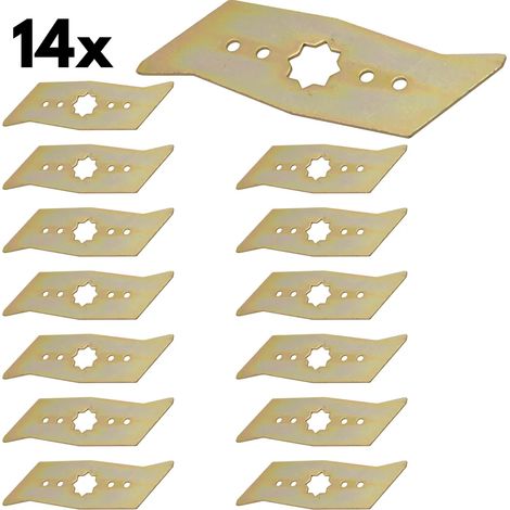 Lame de scarificateur 16cm pour WOLF GARTEN UV28 UV30 UV32 UV34 3568.081 3568400 (1/3)