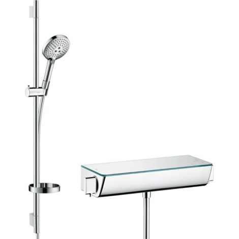 HANSGROHE Conjunto de ducha Raindance con mezclador termostático Ecostat Select