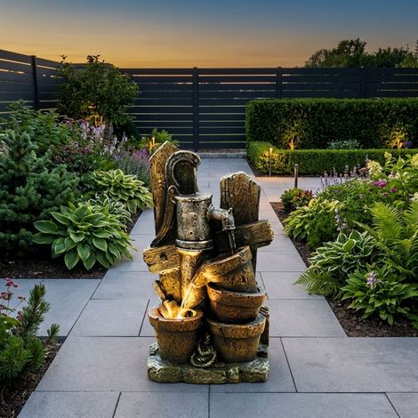 Lunaria Rustic Pump Water Feature (1/2)