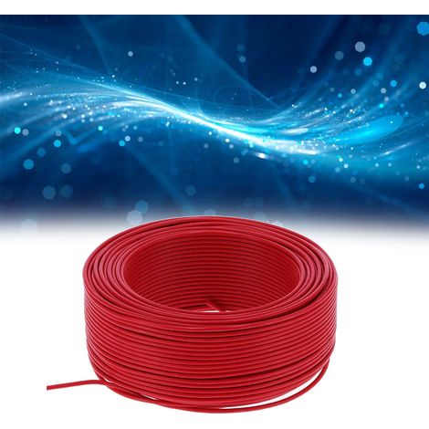 100 m BVR-12,5 flexibles Kabel, 19 Adern, rotes Reinkupfer, PVC-isoliert, 450 V Wechselstrom (1/5)