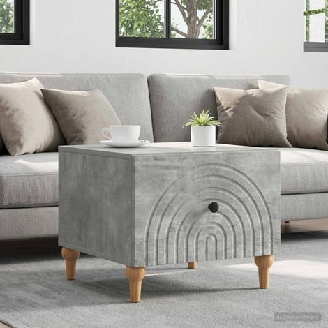 Teenpull – Couchtisch Betongrau 49 x 50 x 40 cm Holzwerkstoff (1/5)