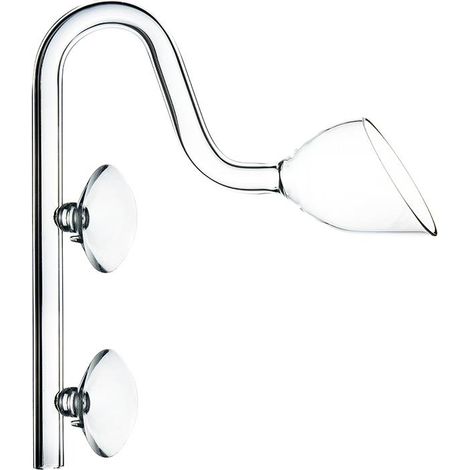 GLAS-WASSERAUSLASS VOM FILTER, AQUARIUMSCHLAUCH, AUSLAUFSCHLAUCH 16/22MM