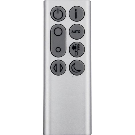 Control remoto de repuesto compatible con los modelos TP04, TP06, TP09 y DP04 para ventilador purificador de torre Dyson Pure Cool (plata).
