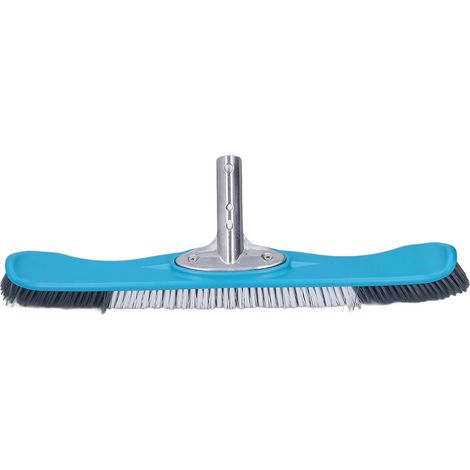 Balai de piscine incurvé en plastique et nylon, tête de brosse rebondissante pour nettoyeur de piscine (1/5)