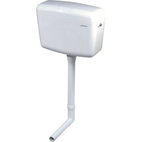Réservoir de chasse d'eau 9L – Isolation styropor contre condensation – Alimentation latérale – Robinet flotteur silencieux – Clara (1/4)