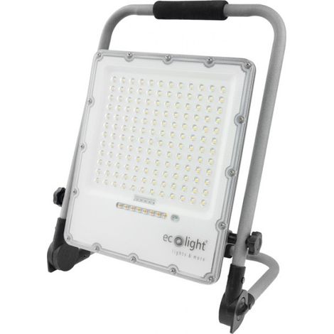 Projecteur LED sur batterie 100W 5000K IP65 EcoLight (1/5)
