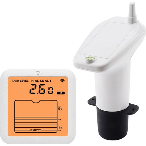 Water tank level sensor - multi-function ultrasonic detector with digital display (1/5)
