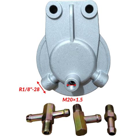 The filter holder 129004-55612 is suitable for Yanmar 4TNV94 and Hitachi ZX30U-3 engines. (1/4)
