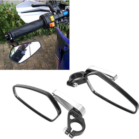 (Exklusiv in Mexiko erhältlich) CFMOTO Motorradzubehör: Lenkerhörnchen, Spiegel, Rückspiegel für Elektrofahrzeuge, Lenkerspiegel aus Aluminiumlegierung, Silberglas (1/5)