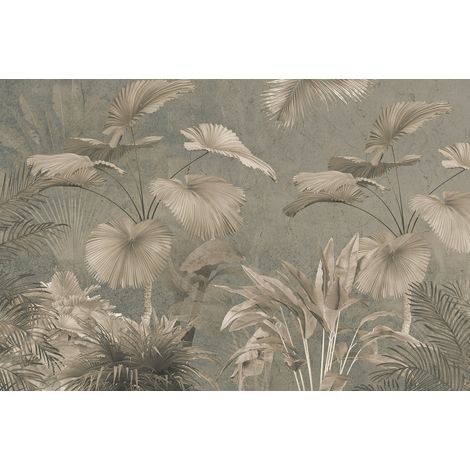 Papier peint panoramique - Plantes Tropicales - 130 cm x 86 cm (1/2)