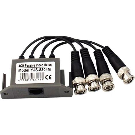 torsadé BNC Extender 4 canaux pour systèmes de