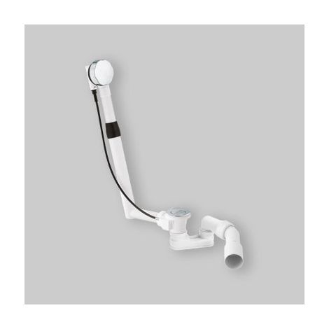 Colonne de bain complète avec siphon abaissé en polypropylène pré-assemblé (1/3)