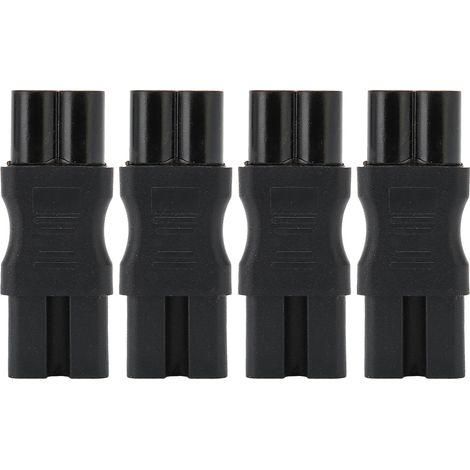 IEC320 C6 vers C15 Adaptateur 10A 250V / 2.5A 250V Câble d'Alimentation Connecteur pour Onduleur Prise Ordinateur Lot de 4 (1/5)