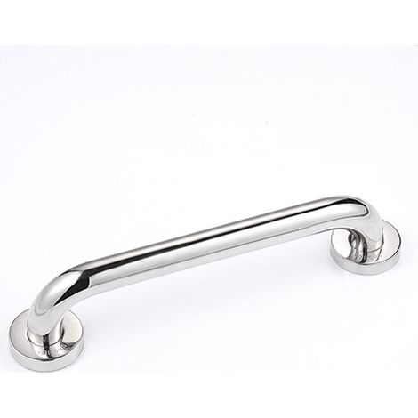 Maniglione di supporto in acciaio inox per bagno, vasca e WC, per anziani, disabili, bambini e donne in gravidanza, 25 cm. (1/5)