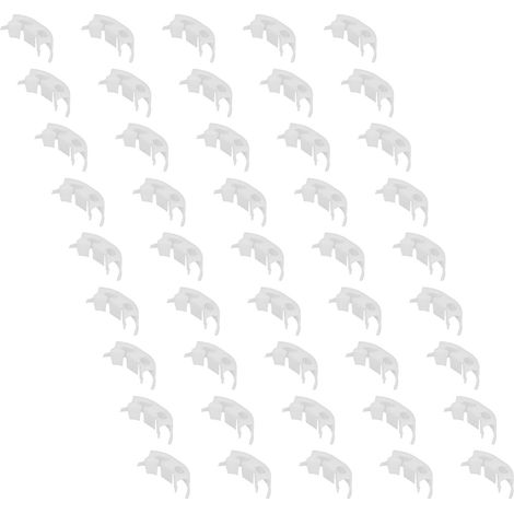 Lot de 50 clips de fixation pour plantes de jardin, anti-pliage et pliables, pour maintenir les tiges. (1/5)