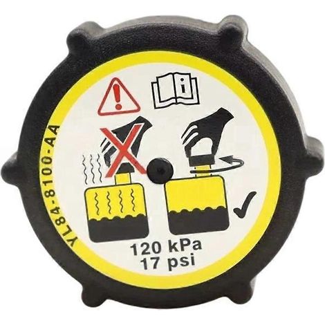 Bouchon de réservoir de liquide de refroidissement de radiateur YL84-8100-AA compatible avec Ford Escape 2001-2012 (1/5)
