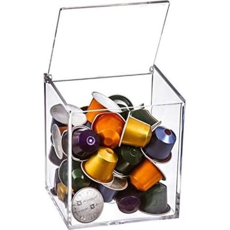 Porte-capsules en méthacrylate pour 40 capsules Nespresso ou D/G (1/5)