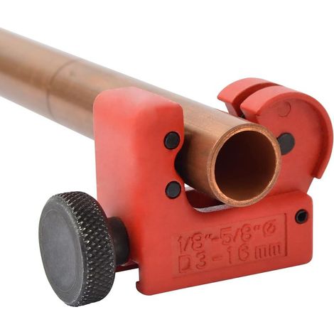 El minicortador de tubos es ideal para cortar tubos con un diámetro de 3 a 16 mm (1/8" - 3/8"). (1/3)