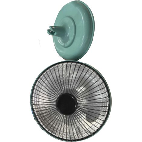 Petit radiateur électrique silencieux de bureau, ventilateur chauffant électrique pour la maison, les dortoirs d'étudiants et les bureaux, vert, prise CN 220 V (1/5)