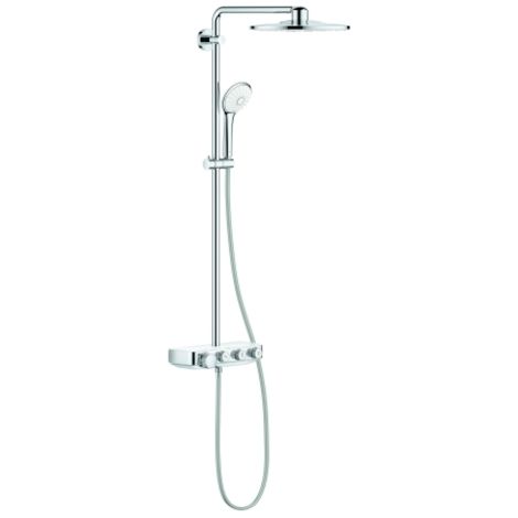 Grohe Euphoria SmartControl - Duschsäule 310 Duo mit Thermostatarmatur, 3 Strahlarten, Moon White 26507LS0 (1/5)