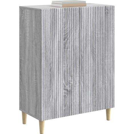 Maison Exclusive - Credenza Grigio Sonoma 66 x 34,5 x 90 cm Legno ingegnerizzato
