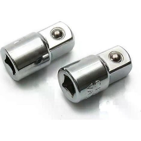 Adaptateur de douille (1 pièce) 1/2 vers 3/8, 3/8 vers 1/4, 3/4 vers 1/2, adaptateur pour clé à cliquet, convertisseur de douille en acier - JXLGV (1/4)