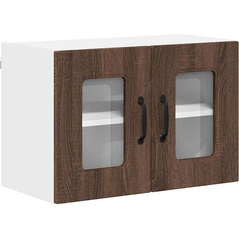 Meuble mural de cuisine,Armoire de cuisine avec étagère Chêne brun 60 x 31 x 40 cm CFW28553 (1/5)