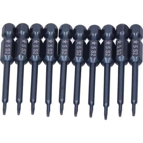 S2 alloy steel pentagonal star-shaped screwdriver (s2 65L×1/4H× pentagonal star 5-element blue laser printing double bubble clip) (1/5)