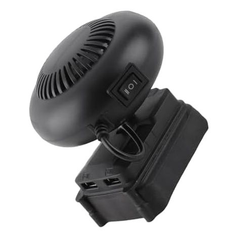 Radiateur Portable sans Fil Alimenté par Batterie 18V 170W Angle Réglable 360 Deux Vitesses de Température 50 80 avec Deux Ports USB pour Ateliers et Usines (1/5)
