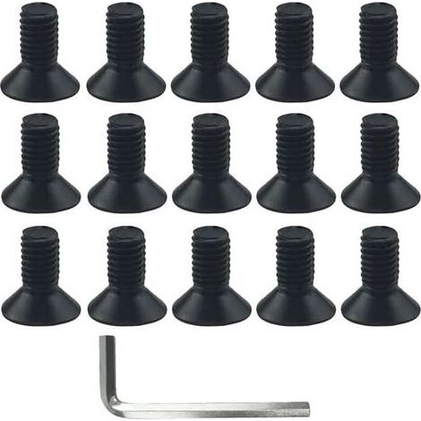Lntyq Tête de Tondeuse en Aluminium tête de Tondeuse en Nylon vis de Tondeuse à Gazon tête de Tondeuse à Gazon Pinceau Fixation du Couteau avec 1 clé (1/5)