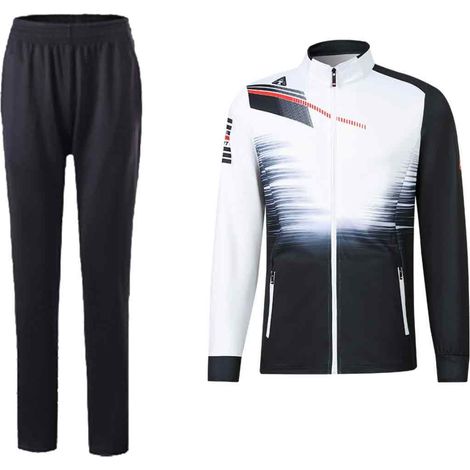 Vêtements de badminton automne-hiver pour hommes et femmes, pantalons à manches longues, maillot de sport (1/5)