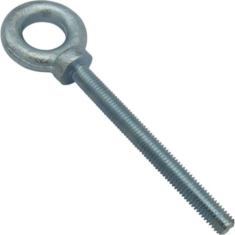 M12 Lifting Eye Bolt - Zinc Plated Long Shank Dynamo Threaded Eyebolt BS4278 0.32 Ton 12MM (1/5)