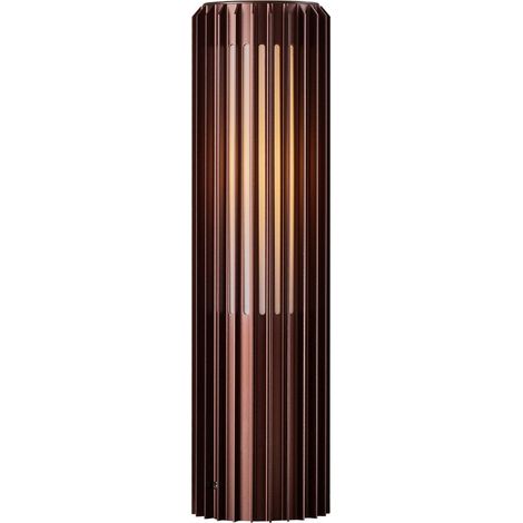 Potelet luminaire ALUDRA 45 Aluminium Seaside marron metallise H. 45,4 IP44 Nordlux-Extérieur (1/4)