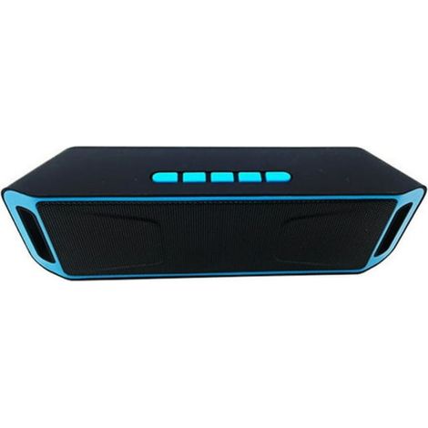 Enceinte stéréo sans fil Bluetooth 4.0 Electronicheart SC208 avec double haut-parleur et basses, lecteur audio d'extérieur compatible AUX, USB et carte TF. (1/5)