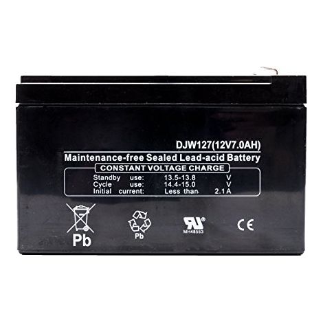 Batterie Tashima Gel/agm 12v, 7,2a Adaptable Pour Castelgarden, Flymo, Rover Et Wolf Pour Lampe Torche Rechargeables, Alarmes. L (1/2)