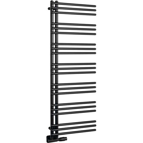 Aqualine Poseidon - Heizkörper 134x55 cm, 501 W, schwarz PS513B