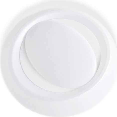Lámpara de techo LED de 42 cm y 24 W, color plata, luz cálida XD-R24 (1/4)