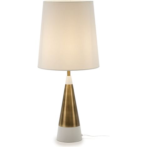 13x13x45 Gold / Weiß -Metall -Tischlampe Beleuchtung / Laternenpfahl für alle Stile, um zu Hause eine Note zu verleihen (1/4)