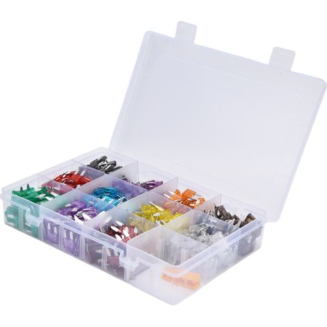 Lot de 528 fusibles à lame pour voiture 2A 3A 5A 7.5A 10A 15A 20A 25A 30A 35A 40A, kit de protection automobile (1/5)