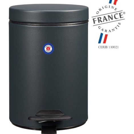 Poubelle de salle de bains à pédale 3L Fabriqué en France - CYJEU ROSSIGNOL