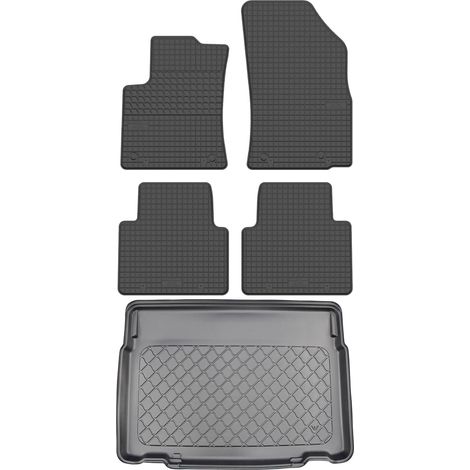 Set di tappetini in gomma per auto e tappetino per bagagliaio per Citroen C3 Aircross II Crossover da novembre 2017 (1/5)