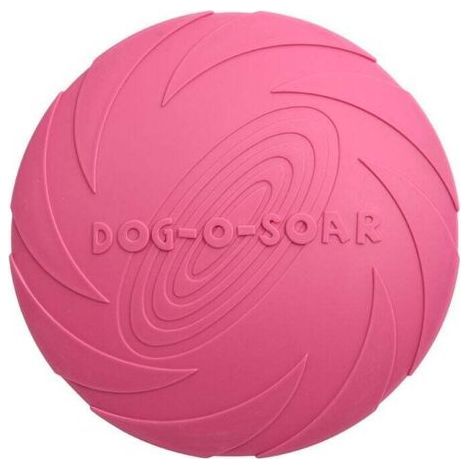 Frisbee dog dish (rose red) (1/4)