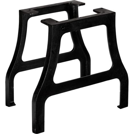 Patas de mesa de comedor en A hierro fundido 2 unidades