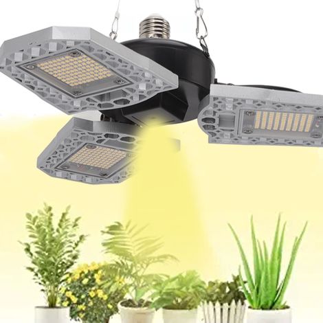 Lámpara LED 297 para plantas, ideal para hojas de trébol, plantas de interior, invernaderos y suculentas, 100–277 V. (1/5)