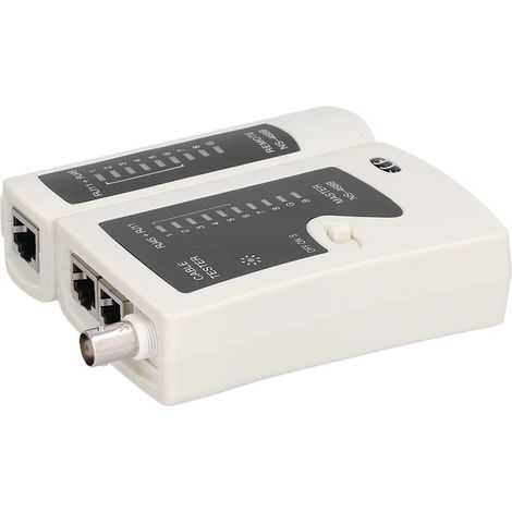 Testeur de câbles réseau NS-468B(1088j) RJ45 RJ11, multi-fonctions, ergonomique, 9 V CC (1/5)