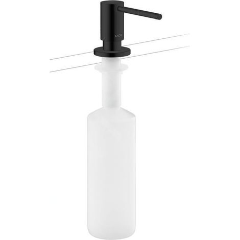 Distributeur de savon / lotion AXOR noir mat (1/2)