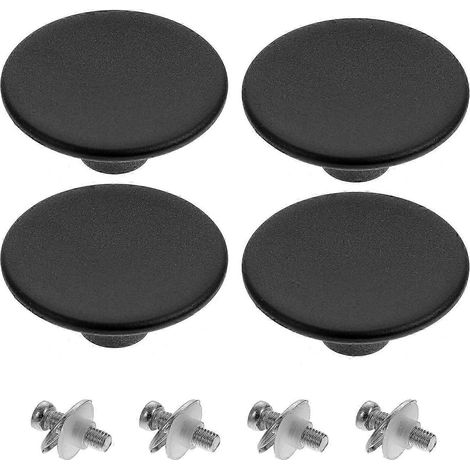 Poignées de rechange pour couvercles de casseroles en fonte (4 pièces) avec plaques de cuisson en acier inoxydable (1/4)