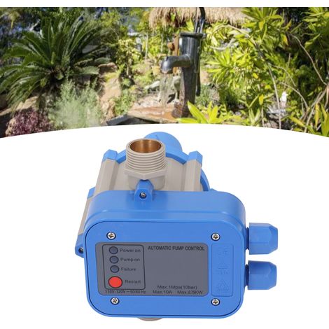 Modèle bleu-gris, 1,5 bar-2,2 bar, interrupteur de contrôle de pression de pompe à eau réglable étanche de haute qualité, 110 V-120 V. (1/5)