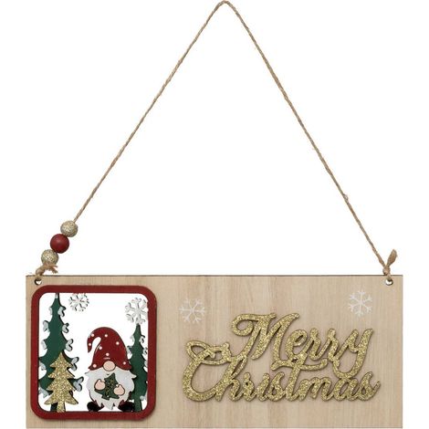 Cartello per gnomi buon natale 22cm - Feeric lights & christmas (1/2)